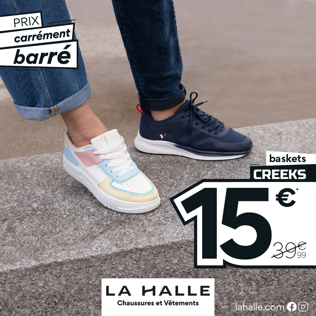 Main site - Baskets creeks à 15€ chez La Halle ! - 1080x1080 2 - 2 Main site - Baskets creeks à 15€ chez La Halle ! - 1080x1080 2 - 1
