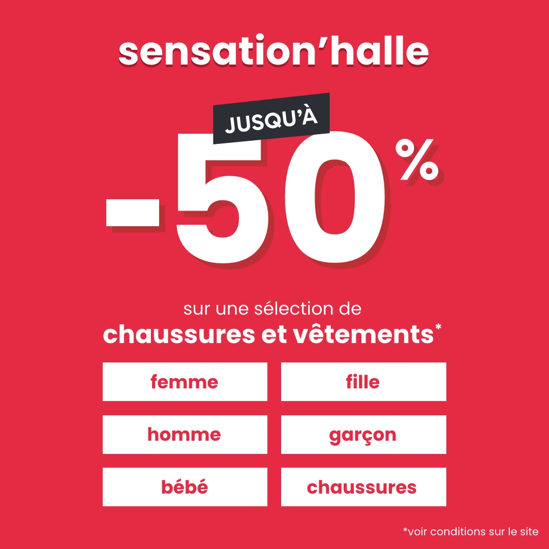 Main site - Jusqu'à -50% ! - 1080x1080 2 - 1