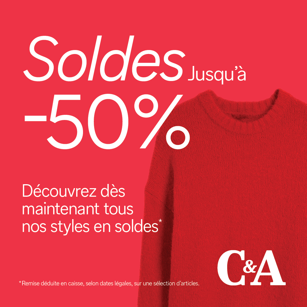 Main site - Soldes C&A ! - 2412 sale facebook post static 50 1080x1080px fr - 1