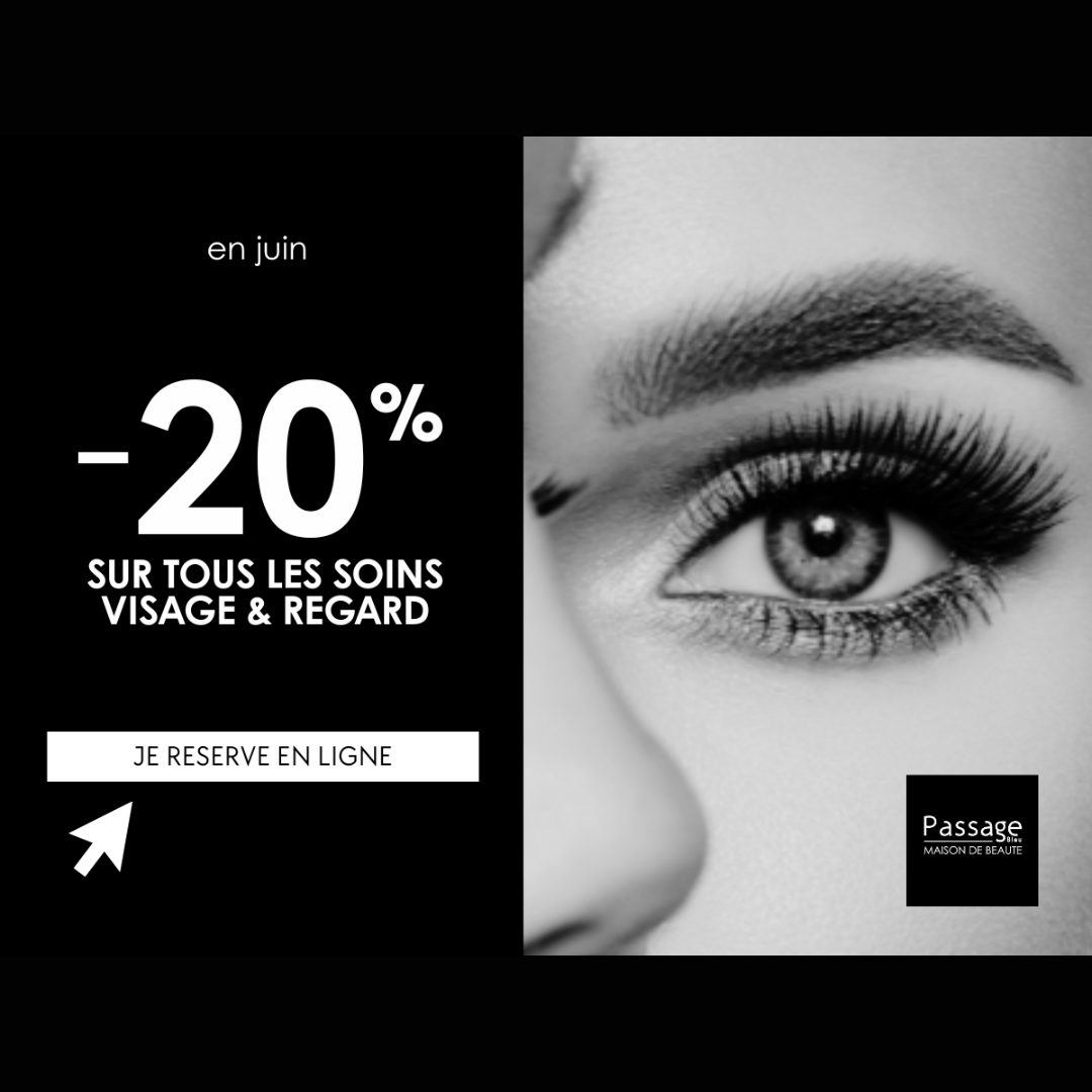 Main site - -20 % sur les soins visage & regard chez Passage Bleu ! - site web passage bleu - 1
