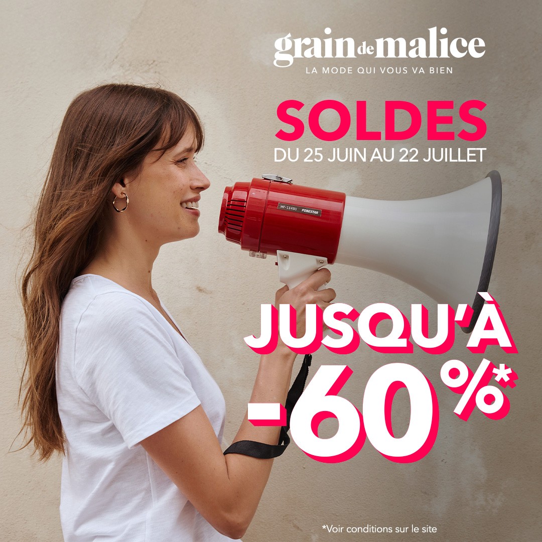Main site - Jusqu'à -60% chez Grain de Malice ! - thumbnail visuel centre co - 1