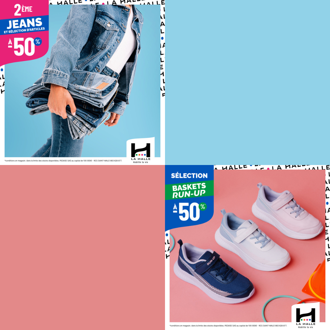 Main site - Plusieurs offres chez La Halle à -50% ! - tous les parcs actu 2 - 1