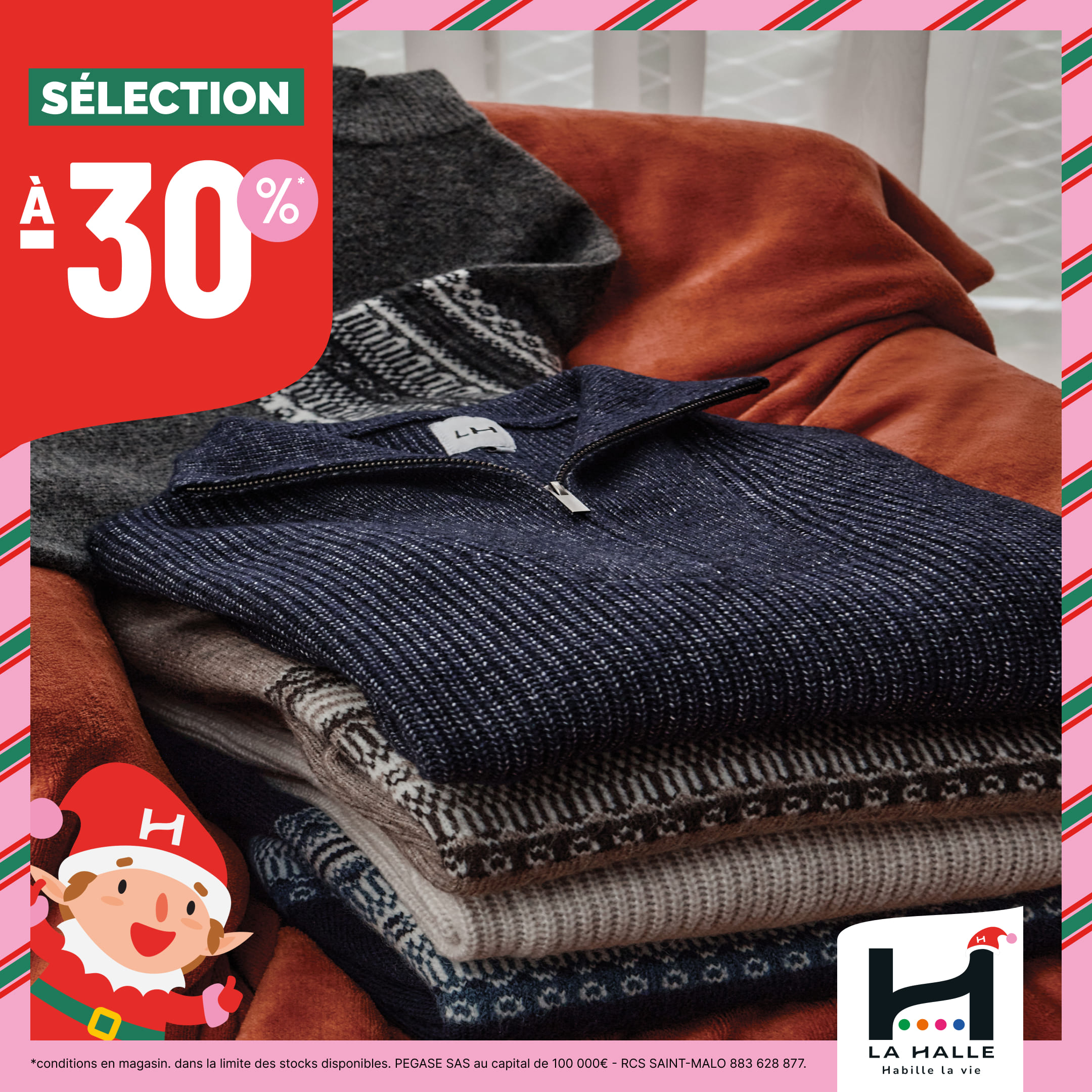 Main site - Sélection de Noël à -30% chez La Halle - 1080x1080 2 - 2 Main site - Sélection de Noël à -30% chez La Halle - 1080x1080 2 - 1