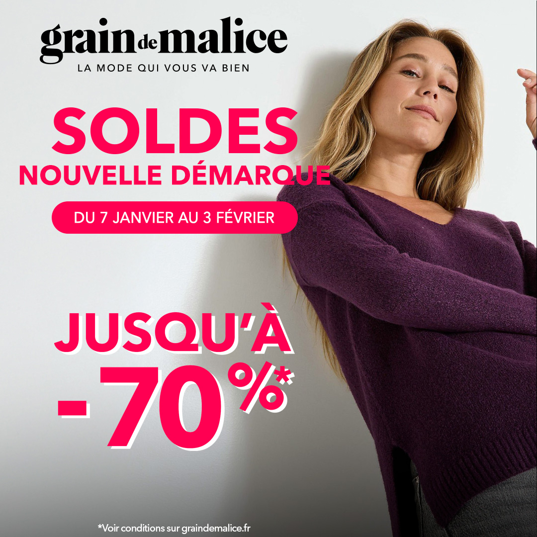 Main site - Jusqu'à -70% chez Grain de Malice ! - visuel centre co 1080x1080 3 - 1