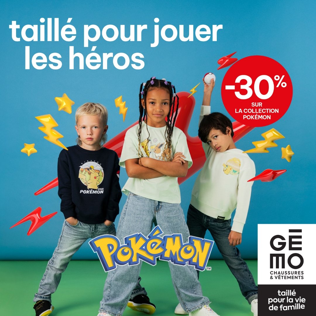 Main site - Gémo est taillé pour jouer les héros ! - publication fete de la licence gemo - 1